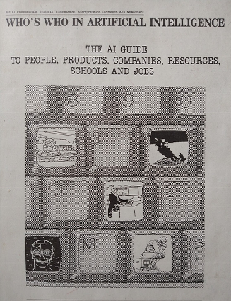 1985 - out of print; the first book including hundreds of the pioneers of AI