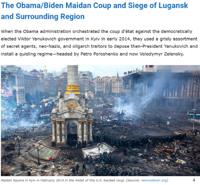 Mass graves in Lugansk, Ukraine bemoan Obama Biden Harris