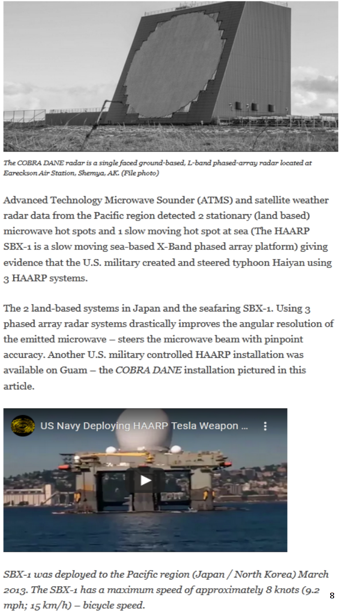 HAARP weather warfare