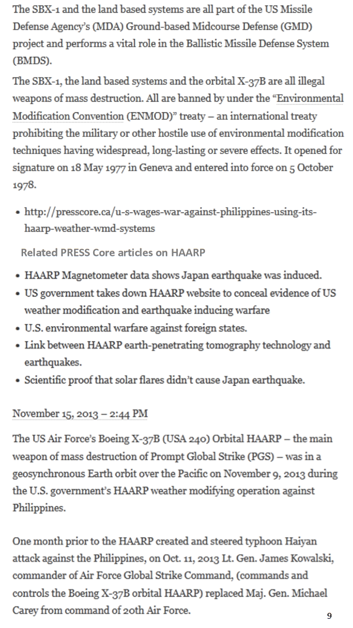 HAARP weather warfare