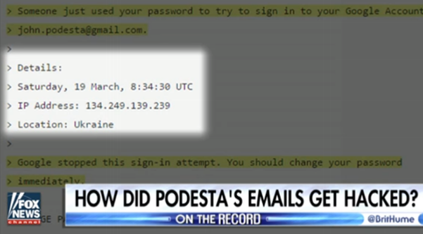 the beginning of PizzaGate with emails between John Podesta & Hillary Clinton  BS & fake RussiaGate affair