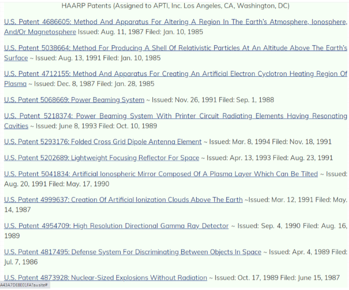 Haarp research and development facilities in Los Angeles, California, USA