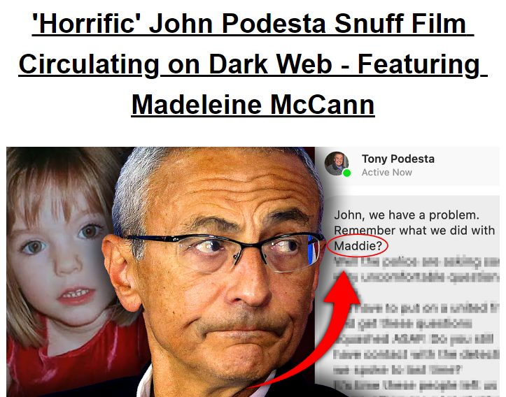 Podesta & Clinton freak show