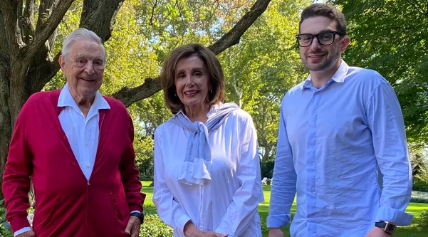 Soros & son & witch Pelosi