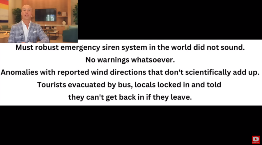 Maui sabotage by WEF billionaires using same tech they used to destroy NorCal (& to target communities around the world with willdfire & weird extreme weather