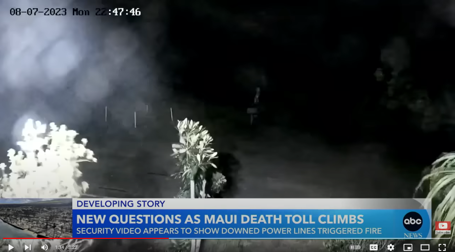 Maui sabotage by WEF billionaires using same tech they used to destroy NorCal (& to target communities around the world with willdfire & weird extreme weather