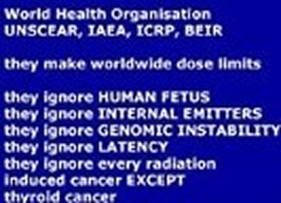 Women& girls & living within 25 miles of a reactor get more cancer than men or boys, or those living farther away. Your fetus is 1000 times more sensitive to ionizing radiation in food than an adult. Normal nuclear reactors hurt the health of your pregnancies every single day, like a nuclear bomb in slow motion. High-yield nuclear fallout destroys ova, sperm, embryo and fetus but so do low-yield emissions from everyday, normal reactor operations ... that fall on your food, on pastures, on farmland, in your water add up to create genetic mutations or extinctive damage to your health like immune deficiency response, leading to hundreds of diseases culminating in a variety of organ cancers. (See tritium expose or Entergy does Manhattan.)