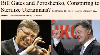 Gates & Monsanto are big winners in Ukraine; the Nazi government allowed them to buy Ukraine farmland which under the democracy government before them it was illegal to privatize and sell off the Ukraine breadbasket to the world