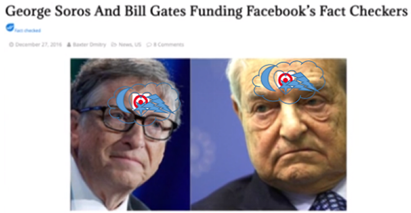 Gates & Soros fund Facebook's Fact Checkers