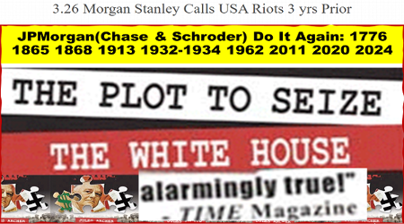 Morgan Stanley calls riots 3 years prior ...cause they helped plan them 3 years prior? ...goggle Smedley Butler