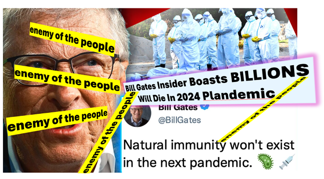 Bill Hates: There are too many people on Earth; we must use vaccines to depopulate Earth