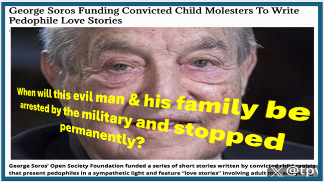 Evil Soros globalist dynasty