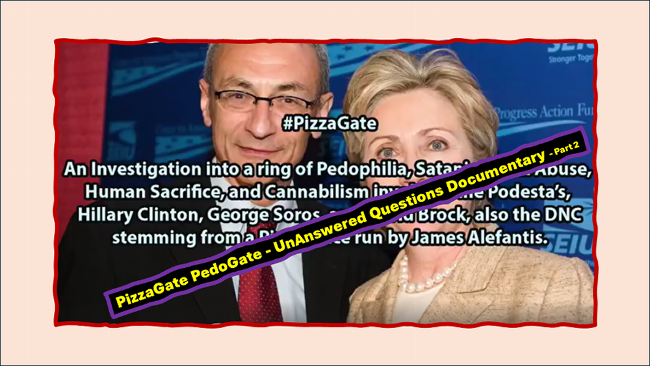 Pizza - Podesta Molesta & Hillary on the pillory