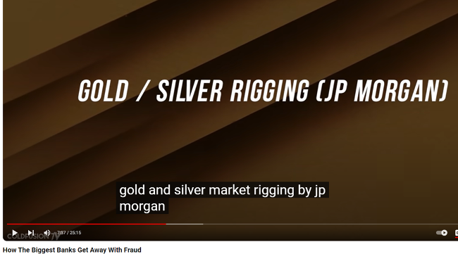 J{Morgan gold market & silver market rigging