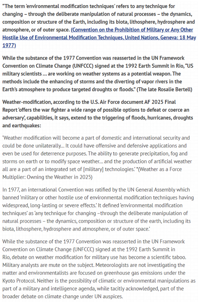 Hostile Environmental Modification