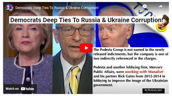 Democrats deep ties to Russia projected their dark shadow crimes onto Trump as a psy-op