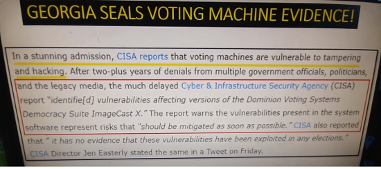 Georgia seals evidence of voting machine breach