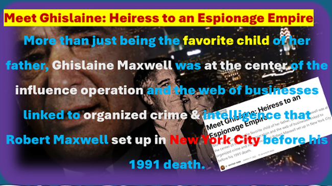 Ghislaine and Epstein, as most now know, were also operating a sexual-trafficking and sexual-blackmail operation that involved the sexual abuse of minors, who were used to seduce and entrap powerful individuals, particularly Democratic politicians.